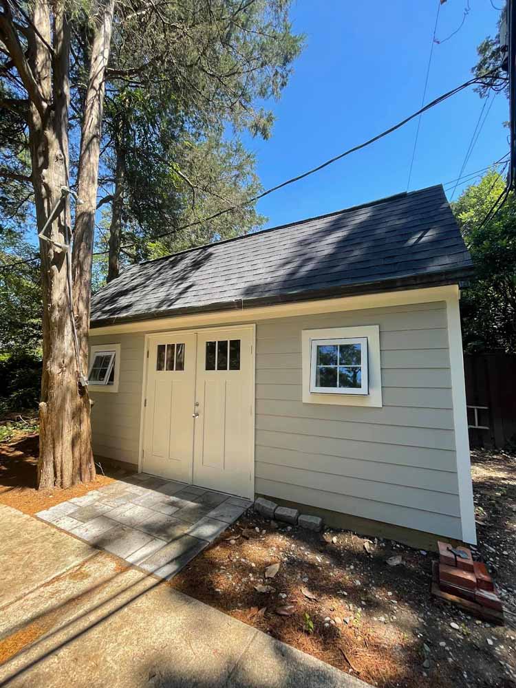 Outdoor living by way of this backyard guest house, added by BK Martin.